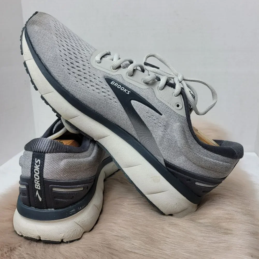 Brooks Trace 1 MeGray Running Comfort 1103641D097 Men's Sneaker Shoes Size 10